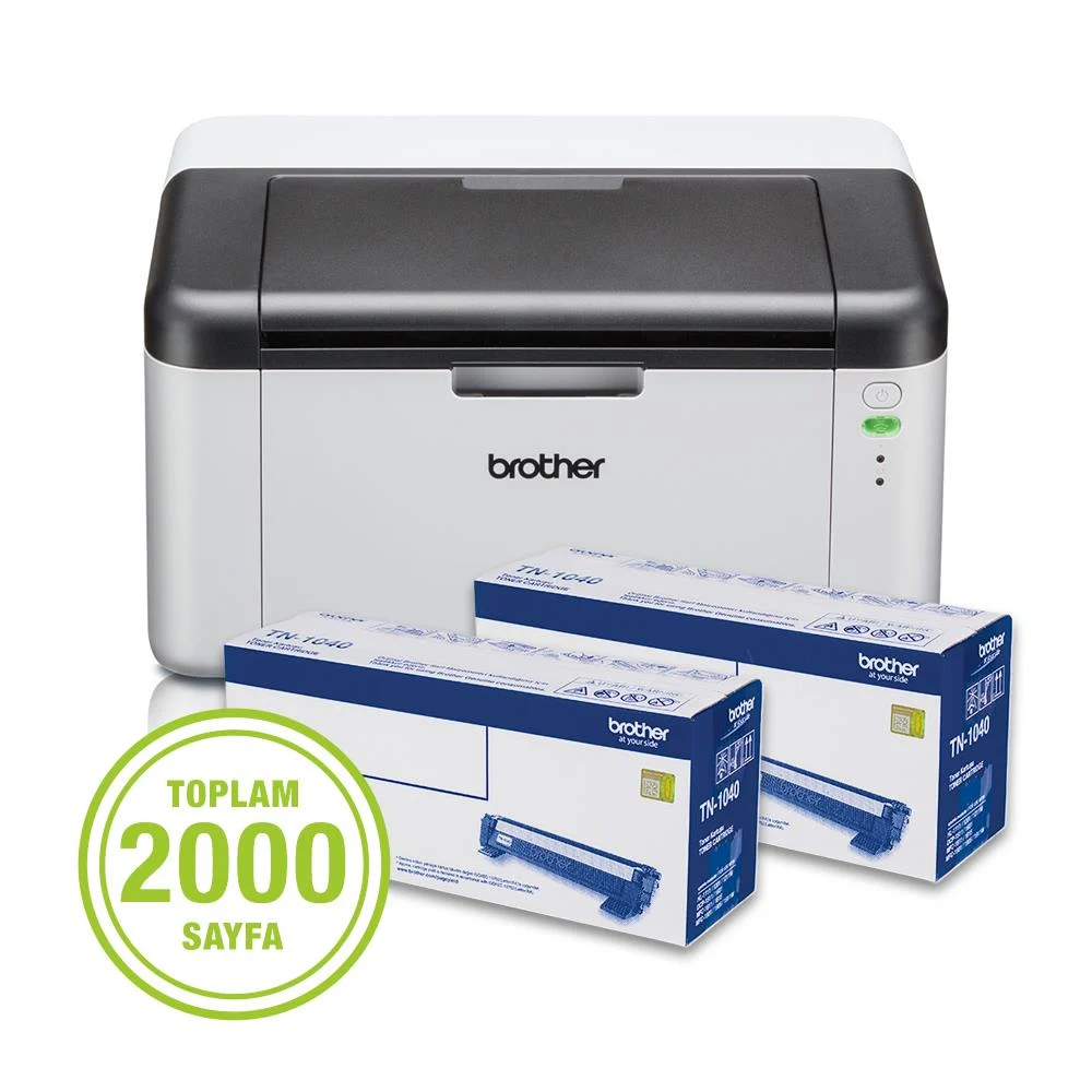 BROTHER HL-1211W-2T Wi-Fi MONO LAZER YAZICI +1 TONER HEDİYELİ